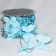 Crystal Beads & Butterflies Wired 17 Yards Blue