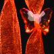 Narrow Organdy with Butterfly 3/8 Inch 27 Yards Orange