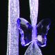 Narrow Organdy with Butterfly 3/8 Inch 27 Yards Lavender