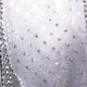Wire Edge Semi Sheer Brooklyn 2 Inch 20 Yards  Silver