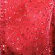 Wire Edge Semi Sheer Brooklyn 6 Inch 20 Yards  Red