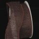 Wire Edge Burlap 2 inch 10 yards Brown