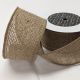 Wire Edge Burlap 2.5 inch 10 yards Natural