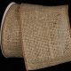 Wire Edge Burlap 5 inch 10 yards Natural