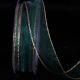 Wire Edge Organza with Gold Edge 1 Inch 27 Yards  Hunter