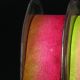 Cut Edge Satin Silk Ombre 1 Inch 55 Yards Red/brown