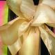 Cut Edge Satin Silk Ombre 1 Inch 55 Yards Cream/taupe