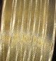 Wire Edge Sheer 1 Inch 27 Yards  Gold Stripe