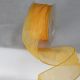 Wire Edge Organza 2 inch by 27 yards Yellow