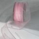 Wire Edge Organza 2 inch by 27 yards Pink