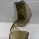 Wire Edge Organza 2 inch by 27 yards Soft Pine