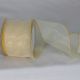 Wire Edge Organza 3 inch by 27 yards Sunshine