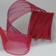 Wire Edge Organza 3 inch by 27 yards Azalea/Blue
