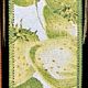 Wire Edge Cotton Print Tropical Fruit 1 1/2 In 22 Yards Lime