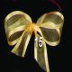 Satin Edge Organdy  Georgette 1 1/2in  30yards Gold