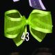 Satin Edge Organdy  Georgette 1 Inch  30 Yards Lime