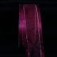 Satin Edge Organdy Gold Georgette 1 1/2in  30yards Wine / Gold