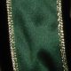 Woven Edge Gold Satin 1/8 Inch 110 Yards Forest