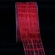 Wired Sheer Solid Check 2 Inch  27 Yards  Red