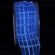 Wired Sheer Solid Check 2 Inch  27 Yards  Royal