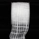 Wired Sheer Solid Check 3 Inch  27 Yards  White