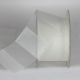 Sheer Stripe Ribbon 2 inch by 55 yards Cream