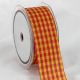 Cut Edge Gingham Ribbon 1 1/2 In 33 Yards  Red/yellow