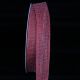 Jute Fiber Ribbon Woven Edge 1 Inch  27 Yards Terra Cotta