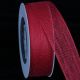 Jute Fiber Ribbon Woven Edge 1 1/2in  27yards Red