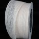 Jute Fiber Ribbon Woven Edge 2 Inch  27 Yards Bleached
