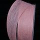 Jute Fiber Ribbon Woven Edge 2 Inch  27 Yards Peach
