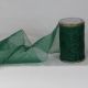 Wire Edge Organza 6 inch by 27 yards Hunter/Gold Edge