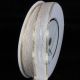 Wired Gold Edge Jute Ribbon 1 Inch  20 Yards Bleached