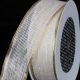 Wired Gold Edge Jute Ribbon 1 1/2in  20yards Bleached