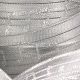 French Wired Metallic Notes 1.5 Inch 27 Yards  Silver