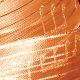 French Wired Metallic Notes 1.5 Inch 27 Yards  Copper