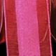 Satin Center Organdy Margaritte 1 1/2in 30 Yards Red