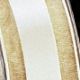 Satin Center Organdy Margaritte 5/8 In  30 Yards Champagne