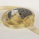 French We Metallic Sheer Rain 5/8 Inch 25 Yards  Gold Rain
