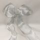 French We Metallic Sheer Rain 1 Inch 25 Yards  Silver Rain