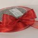 French We Metallic Sheer Rain 1 Inch 25 Yards Red Rain