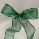French We Metallic Sheer Rain 1 Inch 25 Yards Green Rain