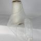 Wire Edge Organza 9 inch by 27 yards Ivory/Gold Edge