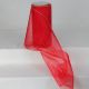 Wire Edge Organza 9 inch by 27 yards Red/Gold Edge