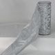 Wire Edge Organza 6 inch by 27 yards Silver/Silver Edge