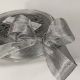 Wired Sheer Rain With Stars 1.5 Inch 25 Yards Pewter/silver