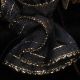 Woven Gold Edge Sheer Pull Bow 1.5 Inch 30 Yards  Navy