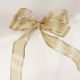 French We Metallic Fine Rain 5/8 Inch 25 Yards Silver Yellow