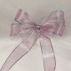 French We Metallic Fine Rain 5/8 Inch 25 Yards Silver Pink