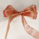 French We Metallic Fine Rain 5/8 Inch 25 Yards Gold Orange